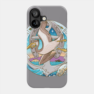 Elephant Butte Brown Pelican Phone Case
