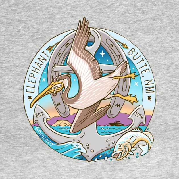 Elephant Butte Brown Pelican by Pazomotti