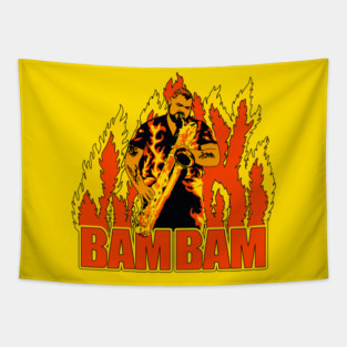Sax Man Bam Tapestry