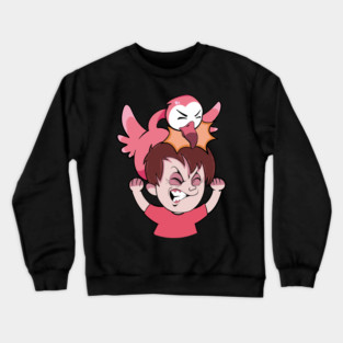 flamingo youtube Crewneck Sweatshirt