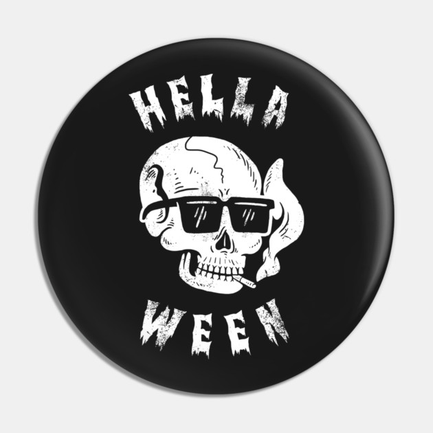 Hellaween Pin by dumbshirts
