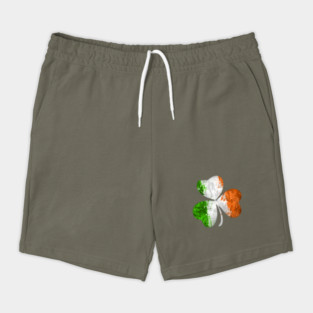 Irish Shamrock Grunge Shorts