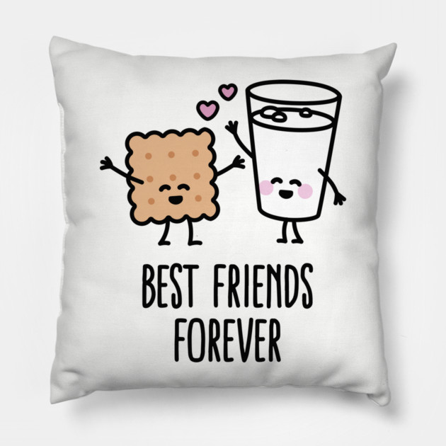Best friends forever Bff Pillow TeePublic