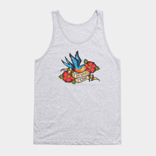 I Do What I Want Traditional Tattoo Tank Top