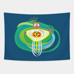 Egg Beater Meowsus Tapestry