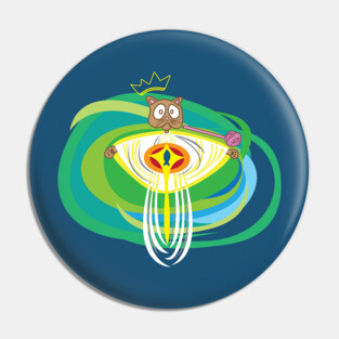 Egg Beater Meowsus Pin