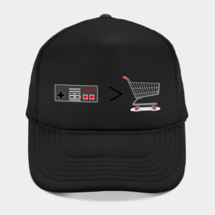 Gaming is Greater than Shopping Hat