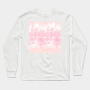 Tie-Dye Blush Stripes Long Sleeve T-Shirt