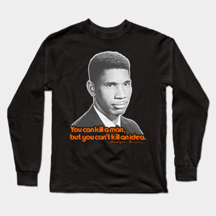 Medgar Evers // Civil Rights Icon Tribute Long Sleeve T-Shirt