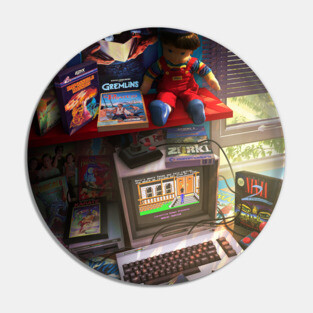 Commodore 64 - Maniac Mansion Pin