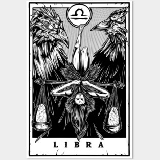 Libra Zodiac Tarot Posters and Art