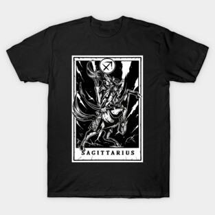 Sagittarius Zodiac Tarot T-Shirt