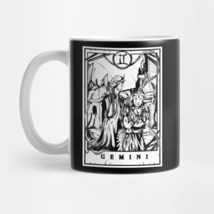 Gemini Zodiac Tarot Mug