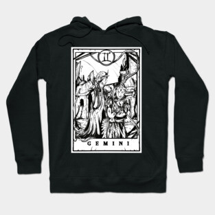 Gemini Zodiac Tarot Hoodie