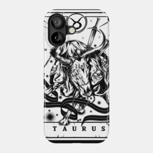 Taurus Zodiac Tarot Phone Case