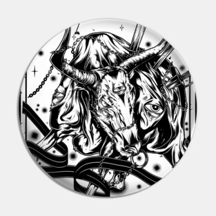 Taurus Zodiac Tarot Pin