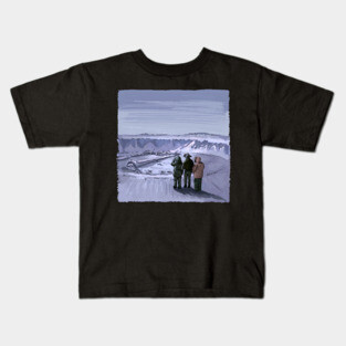The Thing movie illustration Kids T-Shirt