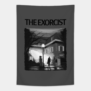 The Exorcist Illustration Tapestry