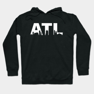 ATL White Skyline Hoodie