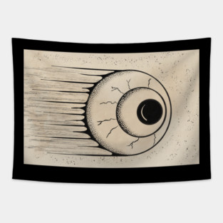 Rushing Eyeball Tapestry