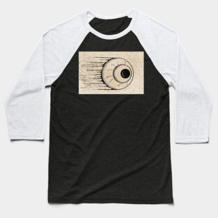 Rushing Eyeball Baseball T-Shirt
