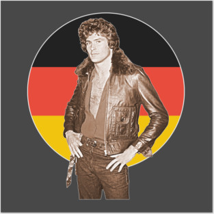 Germans Love David Hasselhoff Posters and Art
