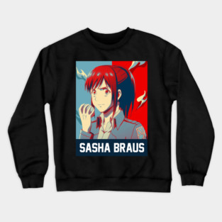 Sasha braus attack on titan Crewneck Sweatshirt