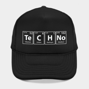 Techno (Te-C-H-No) Periodic Elements Spelling Hat