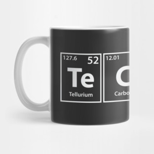 Techno (Te-C-H-No) Periodic Elements Spelling Mug