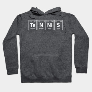 Tennis (Te-N-Ni-S) Periodic Elements Spelling Hoodie