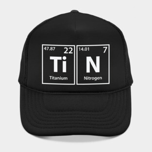 Tin (Ti-N) Periodic Elements Spelling Hat