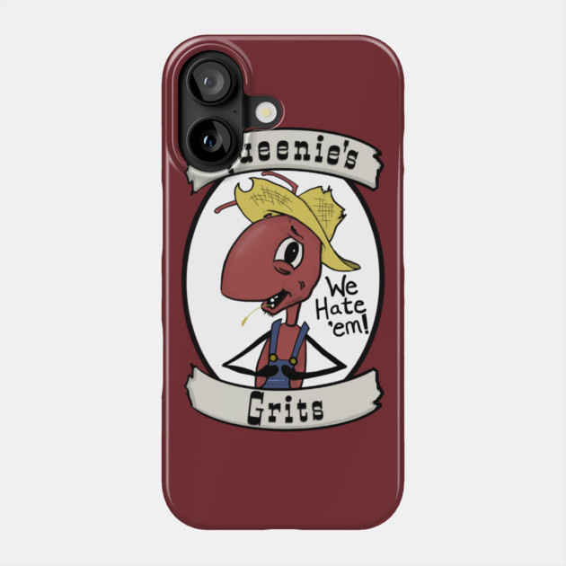 Queenie's Grits Phone Case by baconsale