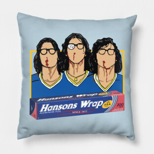 Hanson Brothers Hockey Slapshot Aluminum Foil Pillow