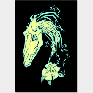 ghost horse Posters and Art