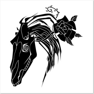 zombie horse Posters and Art