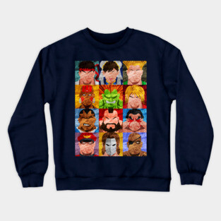 Street Fighter Pop Art Crewneck Sweatshirt
