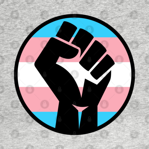 Transgender Pride Fist by deanbeckton