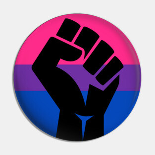 Bi Pride Fist Pin