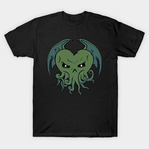 Lovecraft Lover T-Shirt by GrimWear