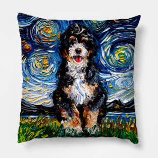 Bernedoodle Night Pillow