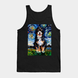 Bernedoodle Night Tank Top