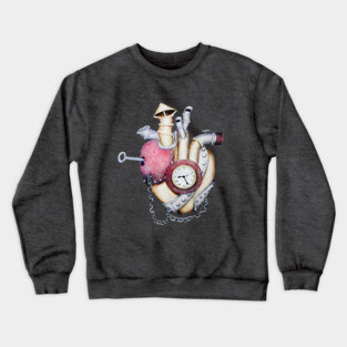 Steampunk Heart Crewneck Sweatshirt