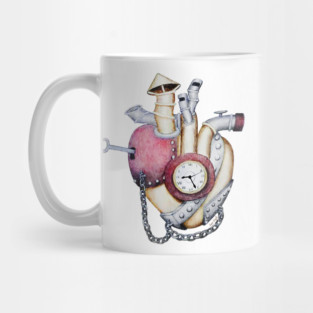 Steampunk Heart Mug