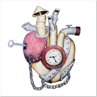 Steampunk Heart Posters and Art