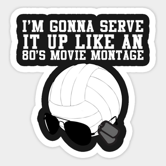 I'm Gonna Serve It Up Like An 80s Movie Montage Magnet by belownormal