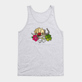 Get Lucky Traditional Tattoo Tank Top