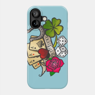 Get Lucky Traditional Tattoo Phone Case