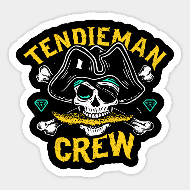 Tendieman Sticker by dumbshirts