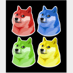 Doge Color Posters and Art