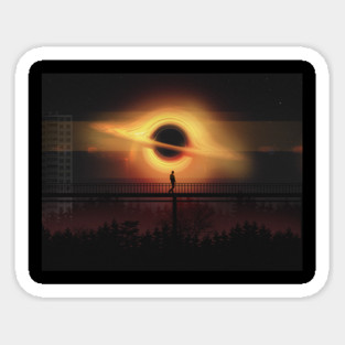 Black Hole | Space aesthetic Sticker